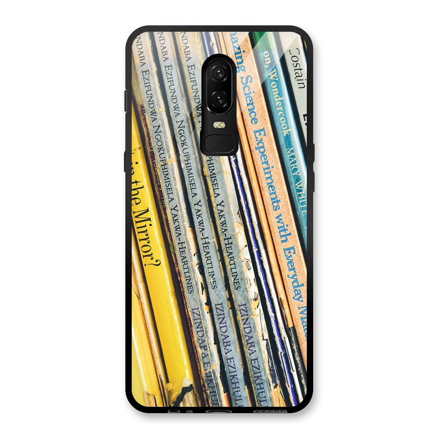 In Love with Books Glass Back Case for OnePlus 6