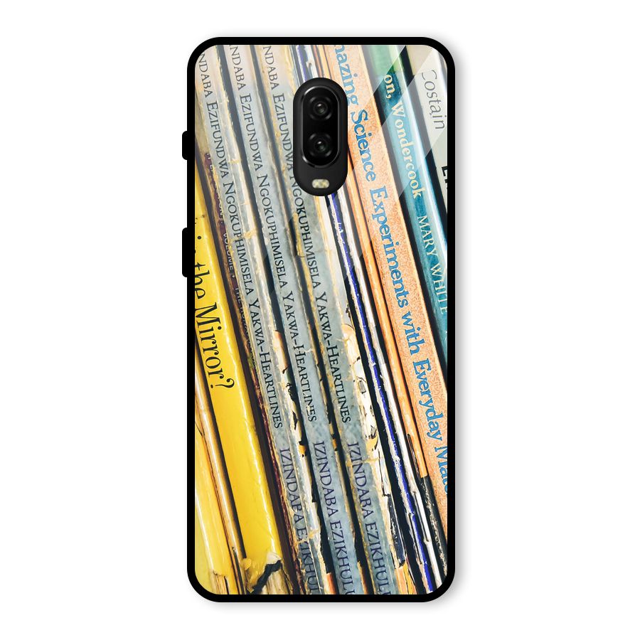 In Love with Books Glass Back Case for OnePlus 6T