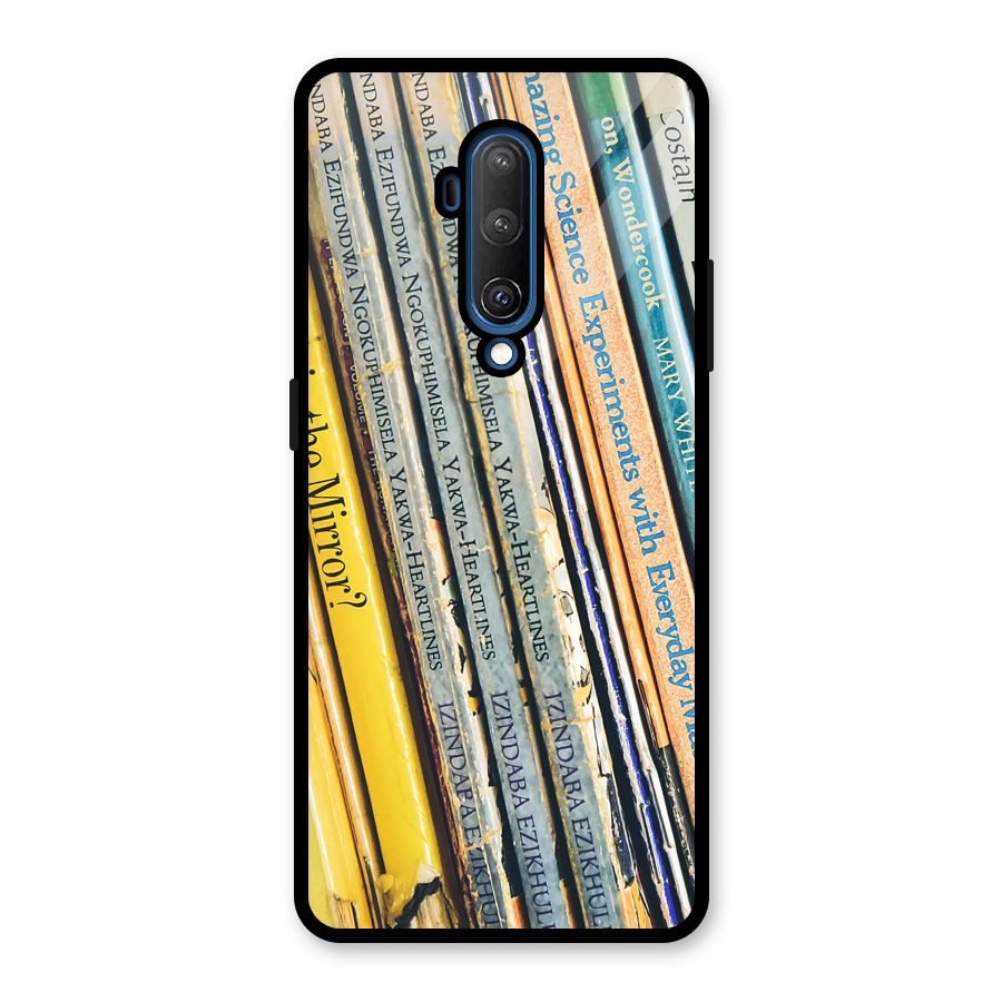 In Love with Books Glass Back Case for OnePlus 7T Pro