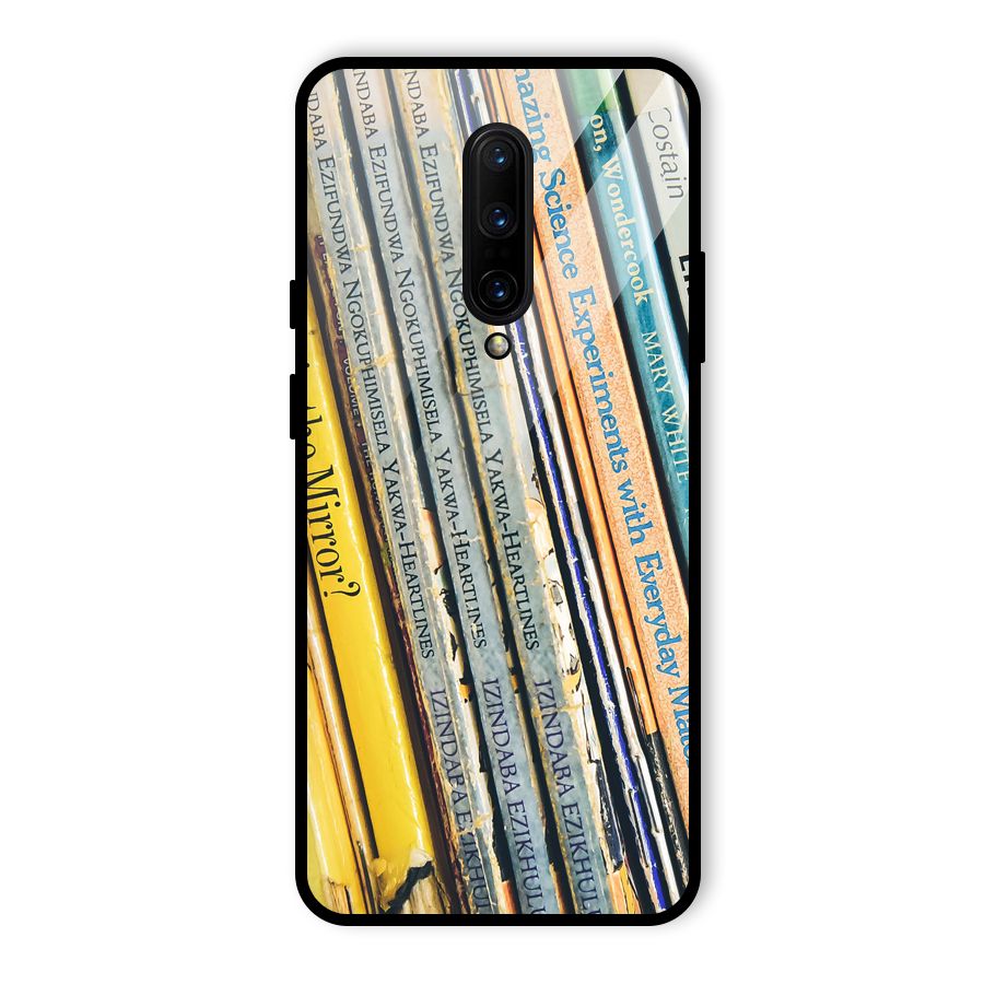 In Love with Books Glass Back Case for OnePlus 7 Pro