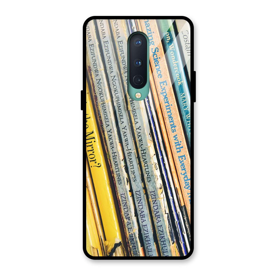In Love with Books Glass Back Case for OnePlus 8