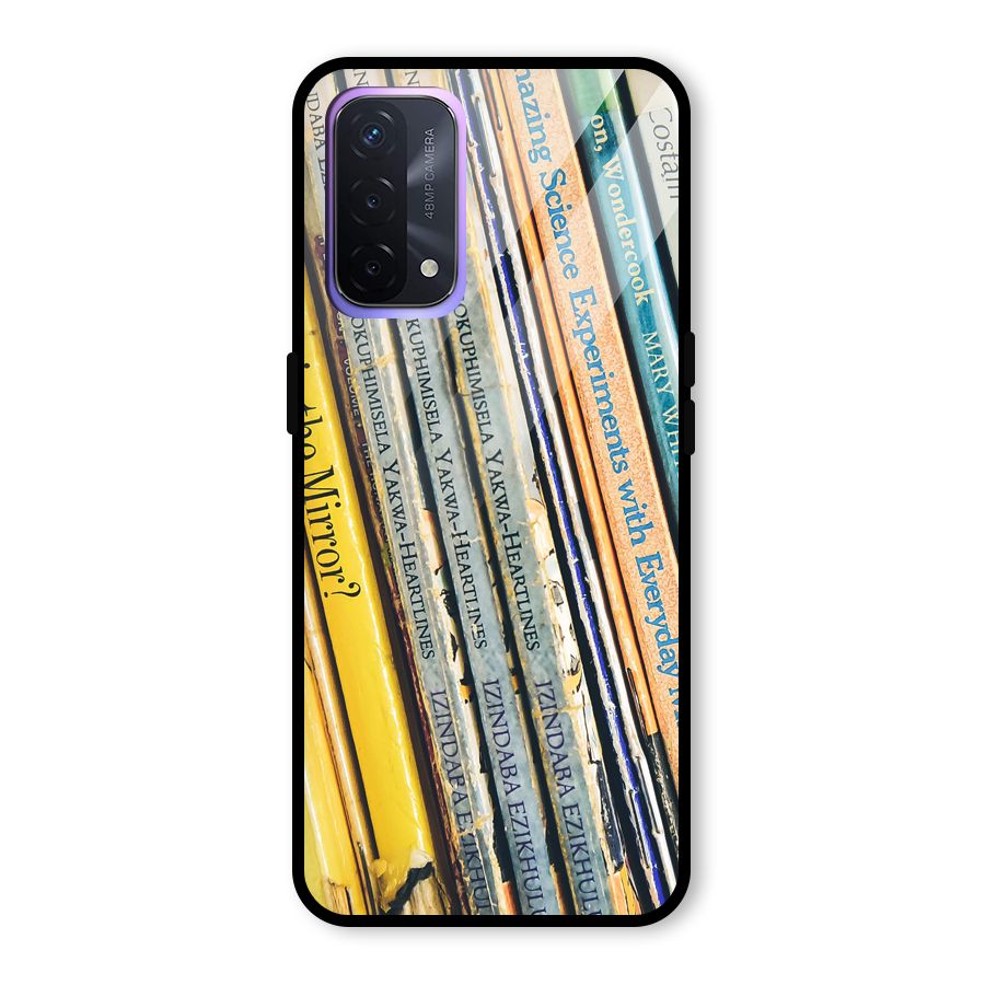 In Love with Books Glass Back Case for Oppo A74 5G