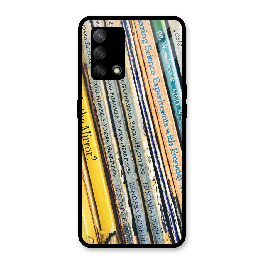 In Love with Books Glass Back Case for Oppo F19
