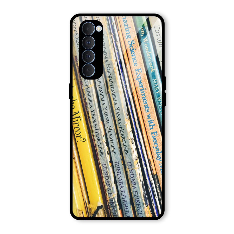 In Love with Books Glass Back Case for Oppo Reno4 Pro