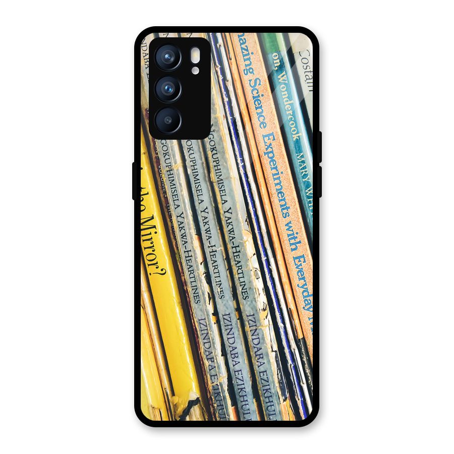 In Love with Books Glass Back Case for Oppo Reno6 5G