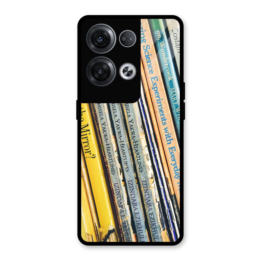 In Love with Books Glass Back Case for Oppo Reno8 Pro 5G