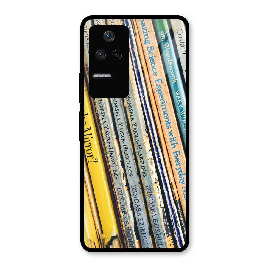 In Love with Books Glass Back Case for Poco F4 5G
