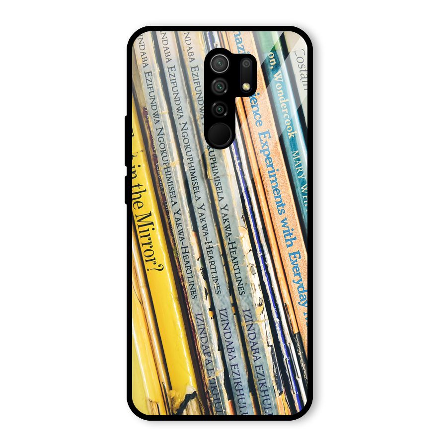 In Love with Books Glass Back Case for Poco M2