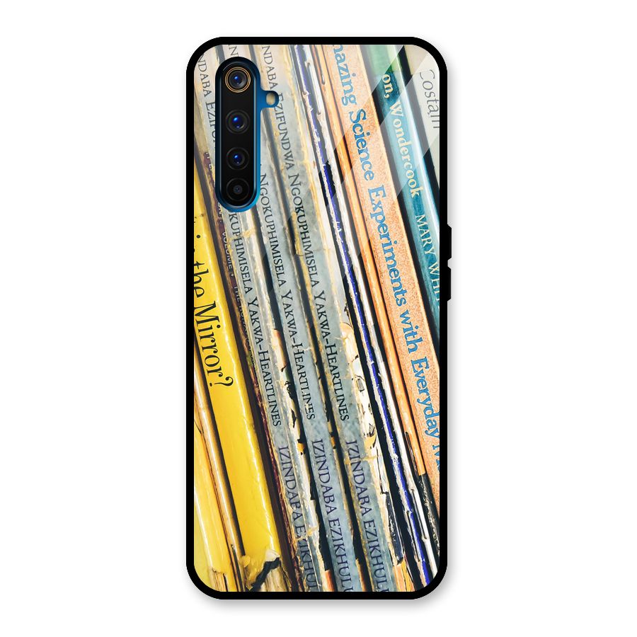 In Love with Books Glass Back Case for Realme 6 Pro