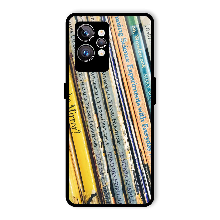 In Love with Books Glass Back Case for Realme GT2 Pro