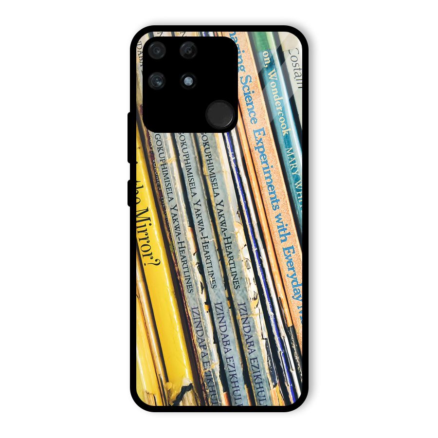 In Love with Books Glass Back Case for Realme Narzo 50A