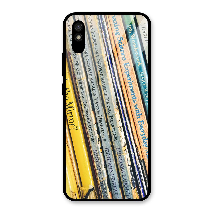 In Love with Books Glass Back Case for Redmi 9i