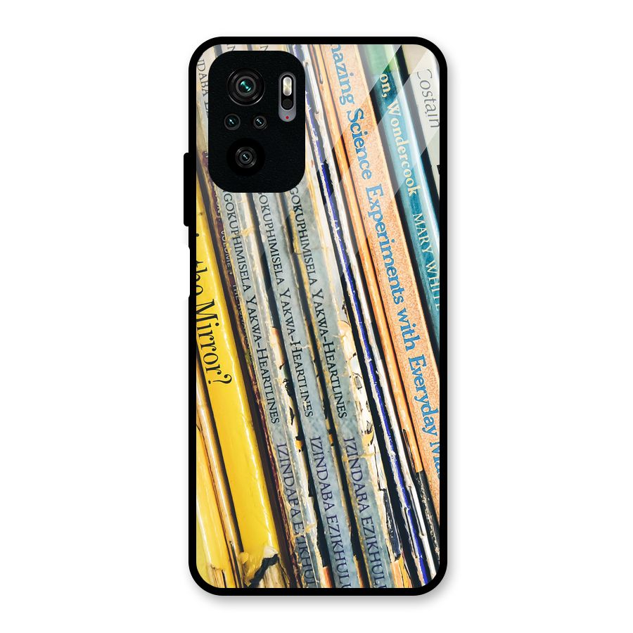 In Love with Books Glass Back Case for Redmi Note 10S