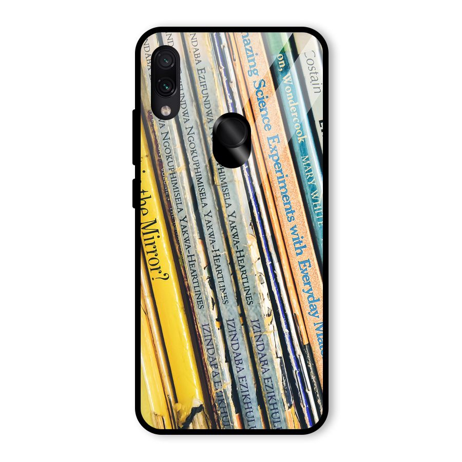 In Love with Books Glass Back Case for Redmi Note 7S