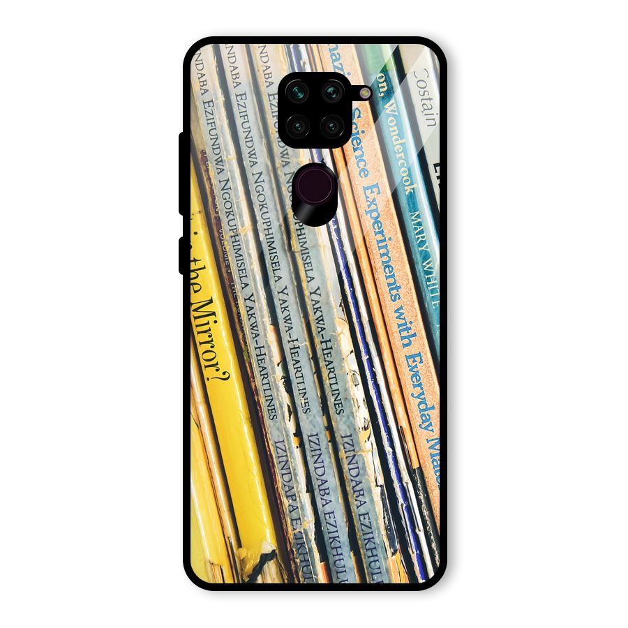 In Love with Books Glass Back Case for Redmi Note 9