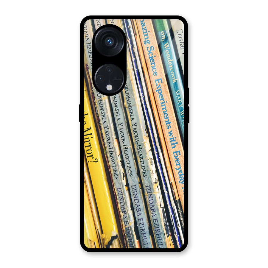 In Love with Books Glass Back Case for Reno8 T 5G