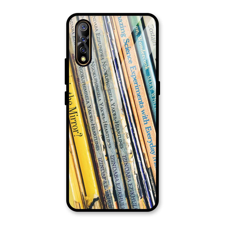 In Love with Books Glass Back Case for Vivo S1