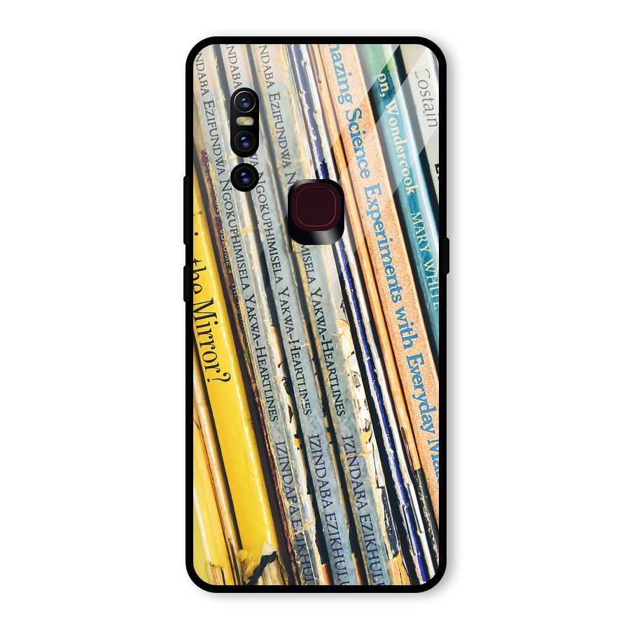 In Love with Books Glass Back Case for Vivo V15