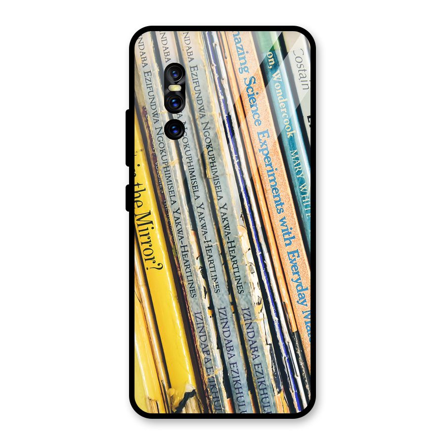 In Love with Books Glass Back Case for Vivo V15 Pro