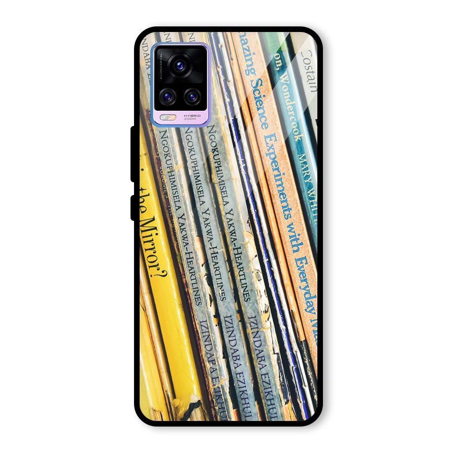 In Love with Books Glass Back Case for Vivo V20 Pro