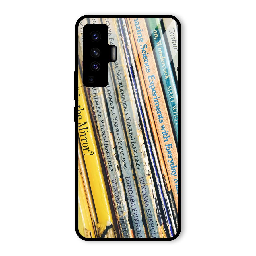 In Love with Books Glass Back Case for Vivo X50