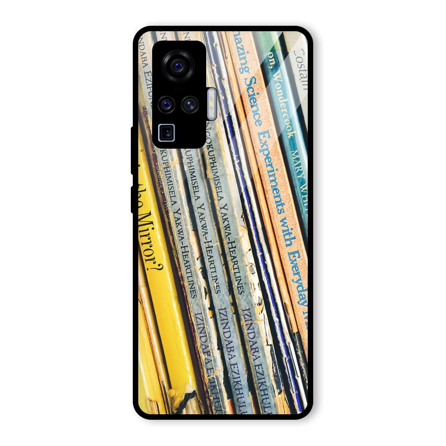 In Love with Books Glass Back Case for Vivo X50 Pro