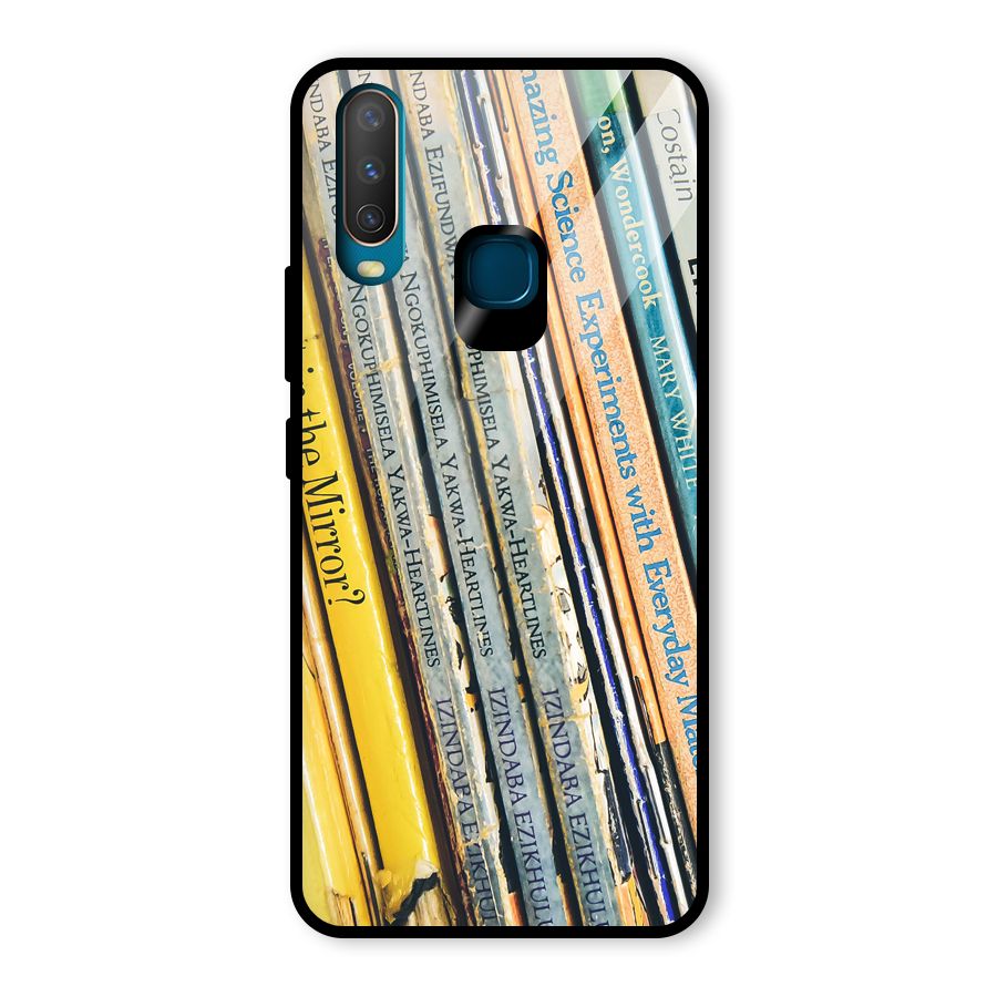 In Love with Books Glass Back Case for Vivo Y17