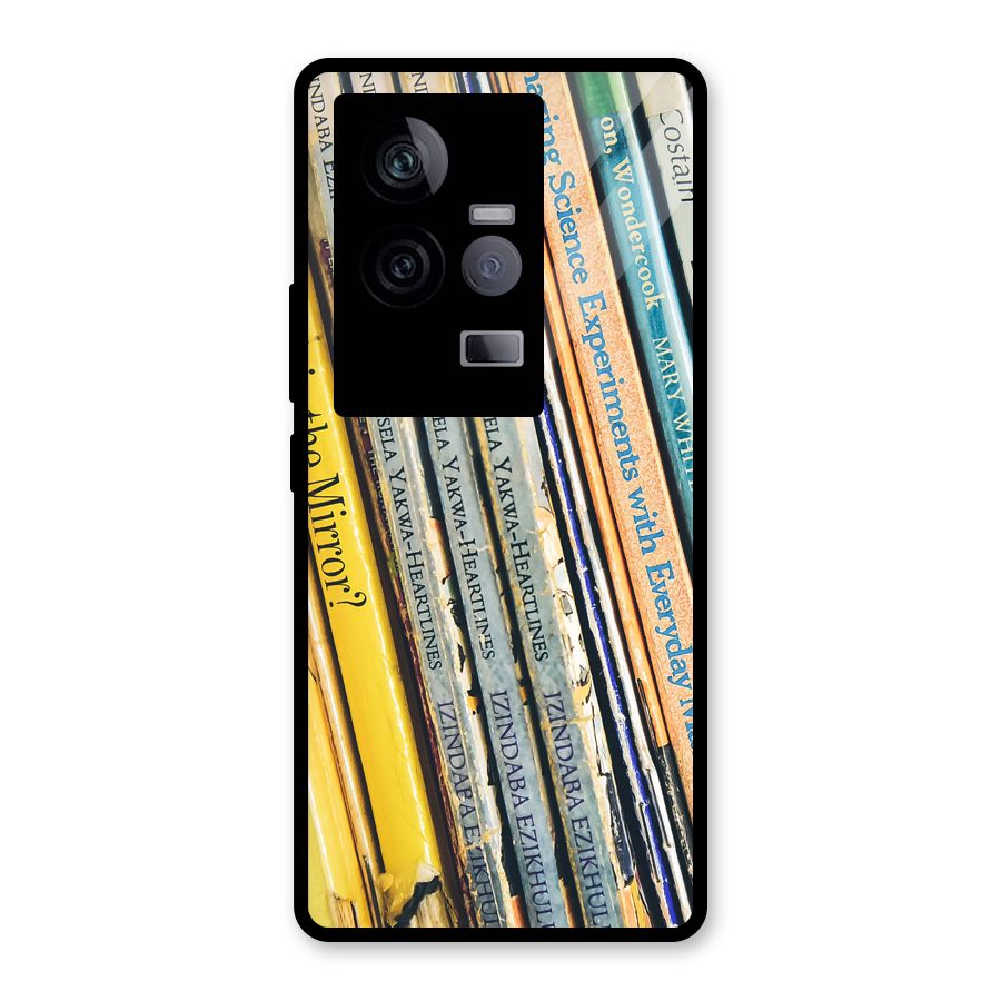 In Love with Books Glass Back Case for Vivo iQOO 11 5G