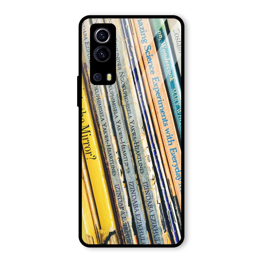 In Love with Books Glass Back Case for Vivo iQOO Z3