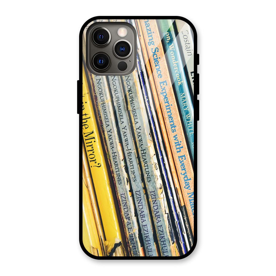 In Love with Books Glass Back Case for iPhone 12 Pro