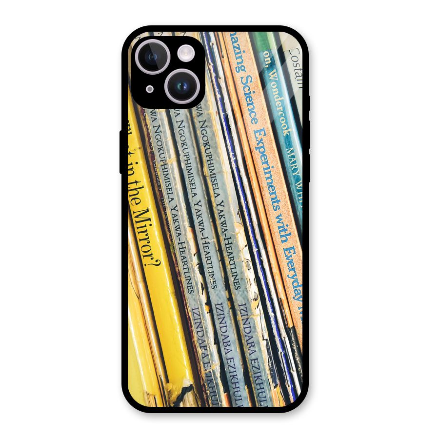 In Love with Books Glass Back Case for iPhone 14 Plus