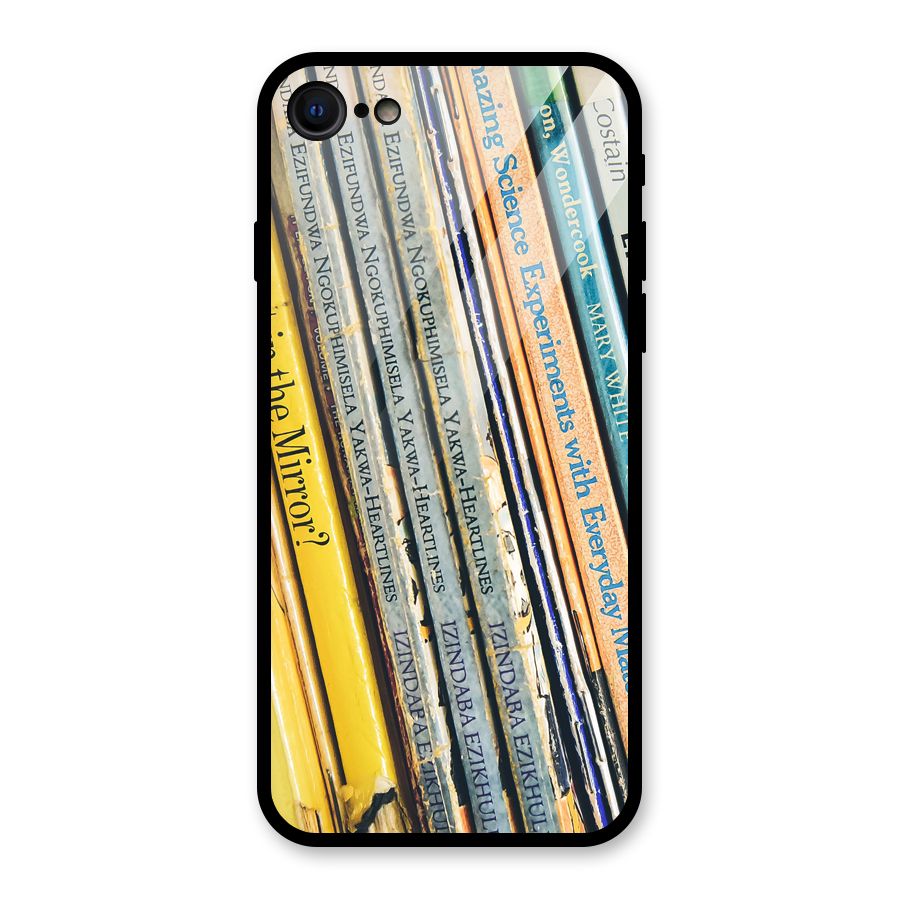 In Love with Books Glass Back Case for iPhone SE 2022