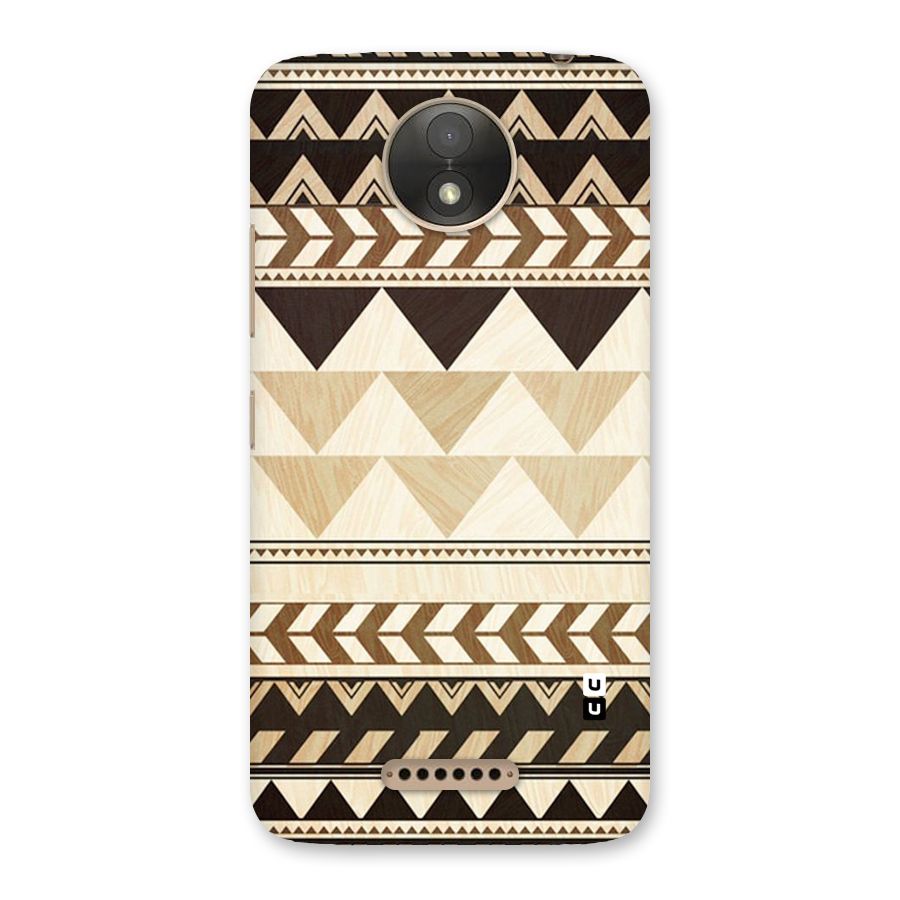 Indie Pattern Work Back Case for Moto C Plus