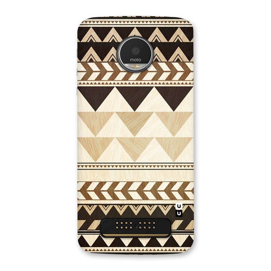 Indie Pattern Work Back Case for Moto Z Play