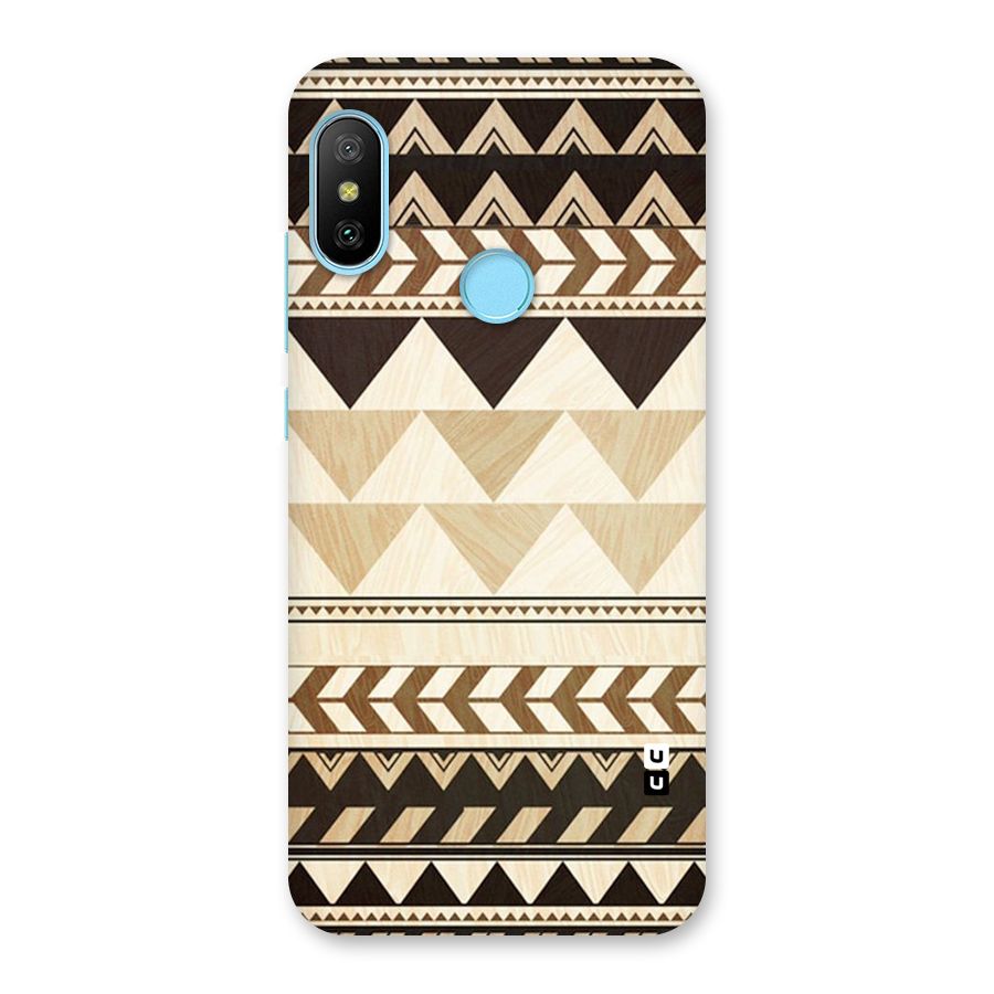 Indie Pattern Work Back Case for Redmi 6 Pro