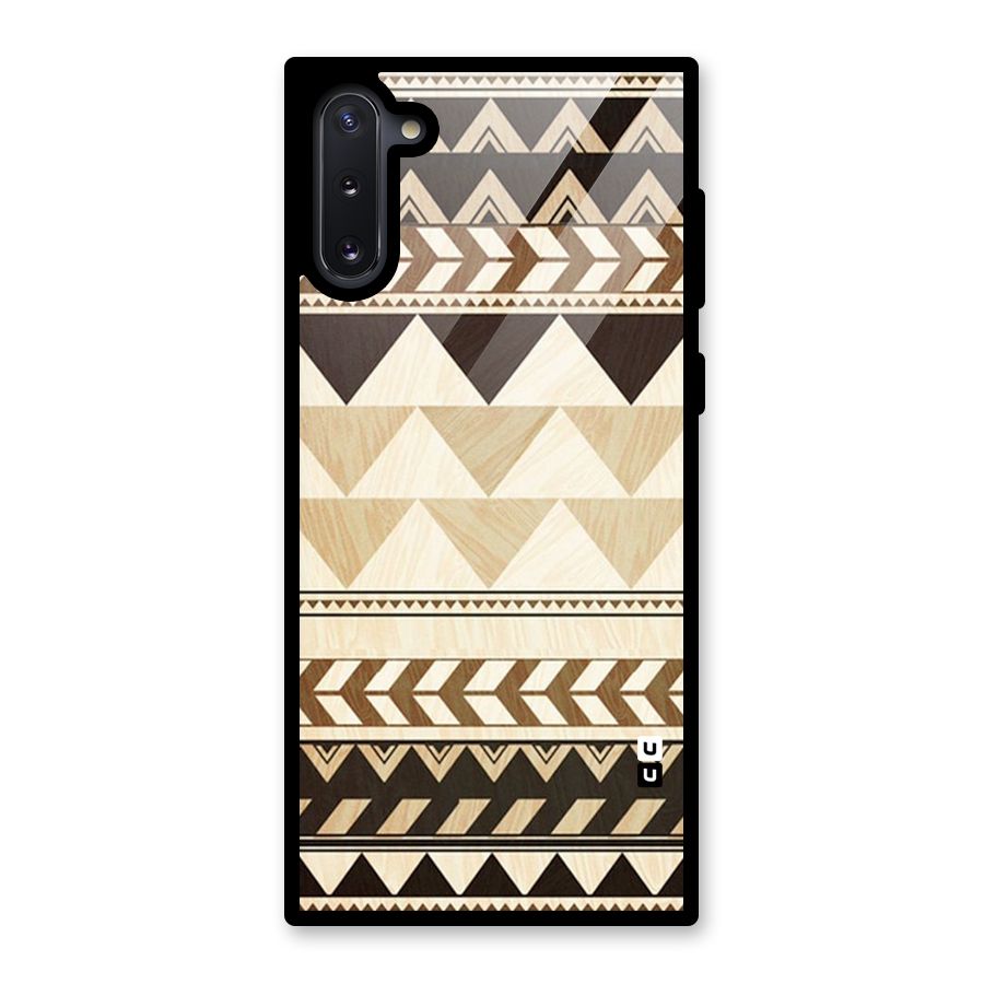 Indie Pattern Work Glass Back Case for Galaxy Note 10