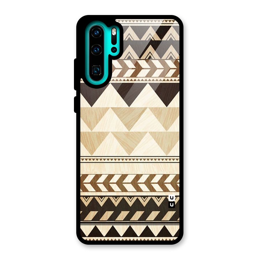 Indie Pattern Work Glass Back Case for Huawei P30 Pro