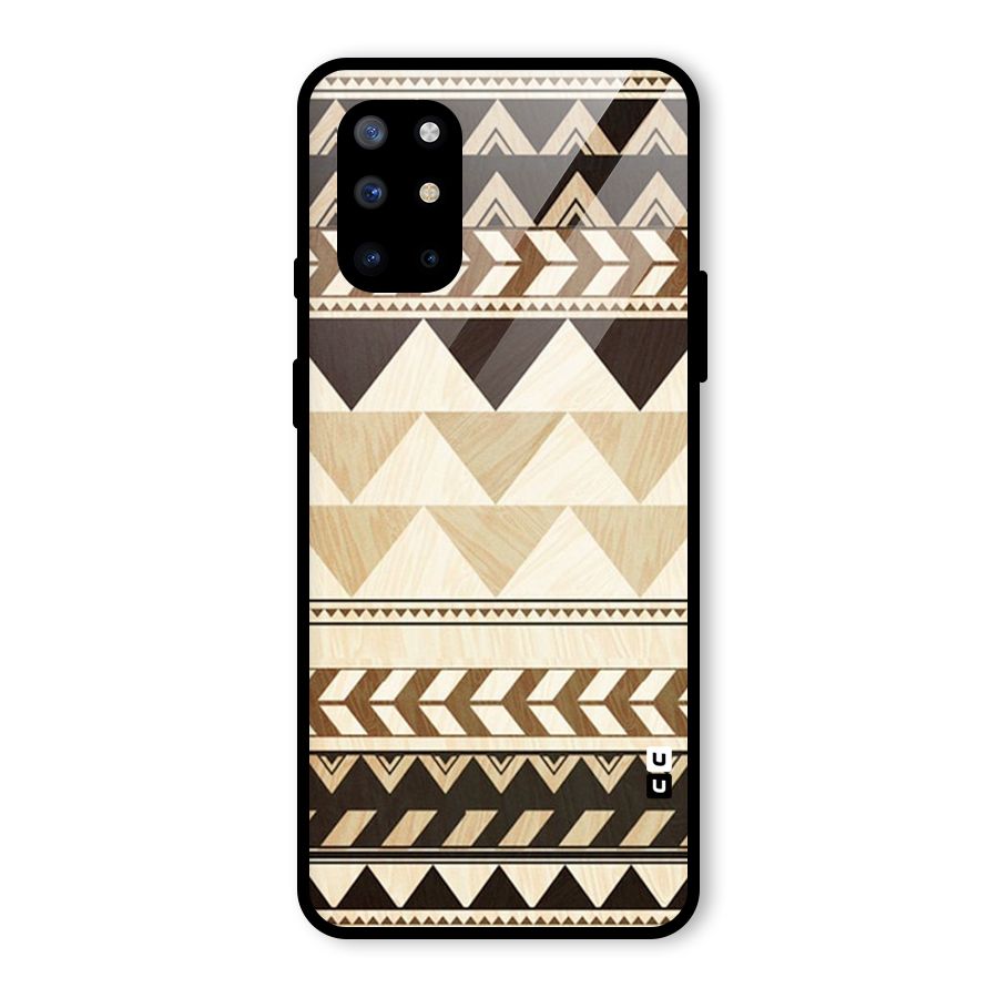Indie Pattern Work Glass Back Case for OnePlus 8T