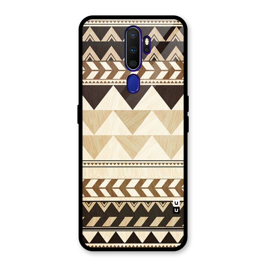 Indie Pattern Work Glass Back Case for Oppo A9 (2020)