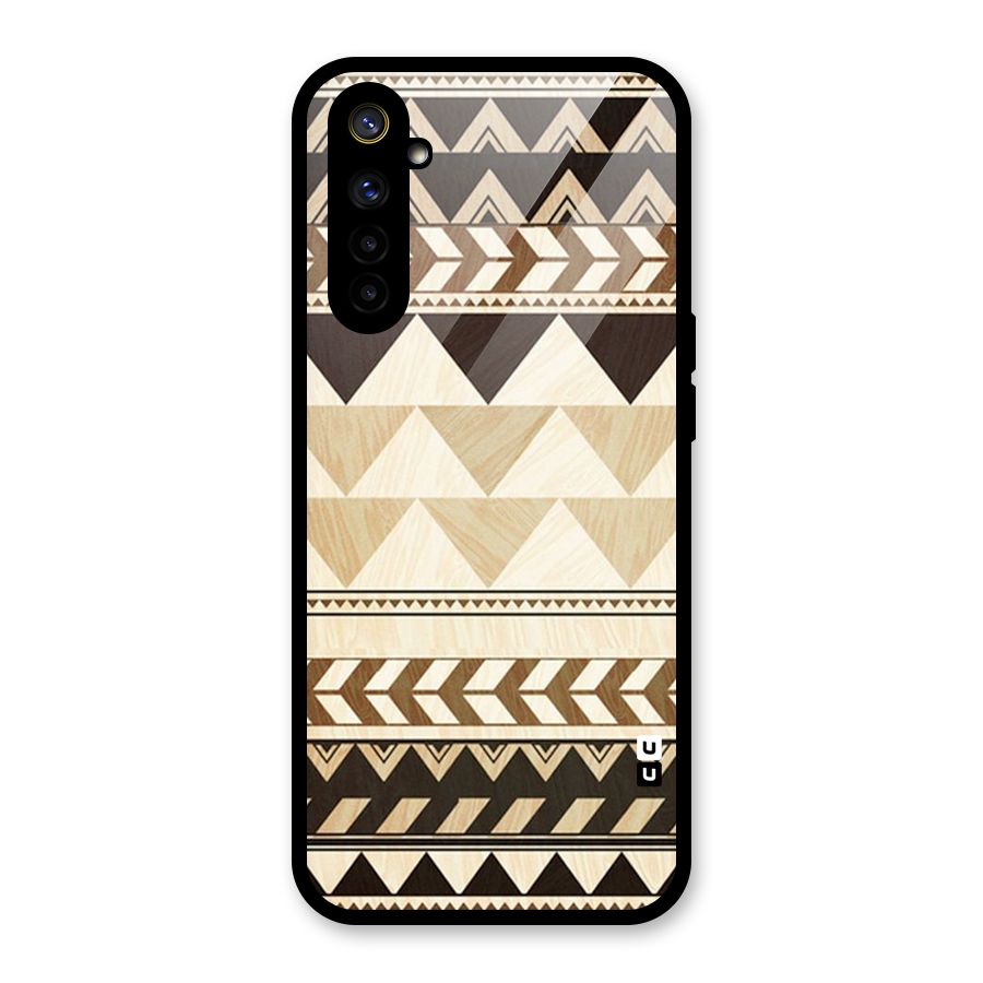 Indie Pattern Work Glass Back Case for Realme 6i