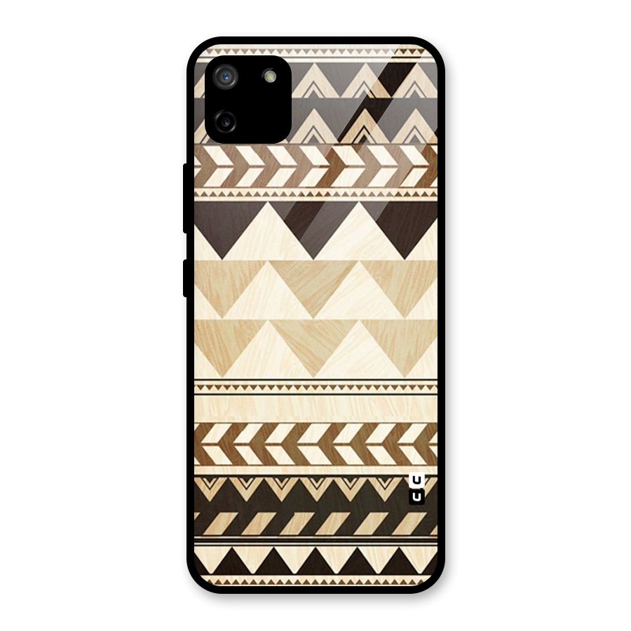 Indie Pattern Work Glass Back Case for Realme C11