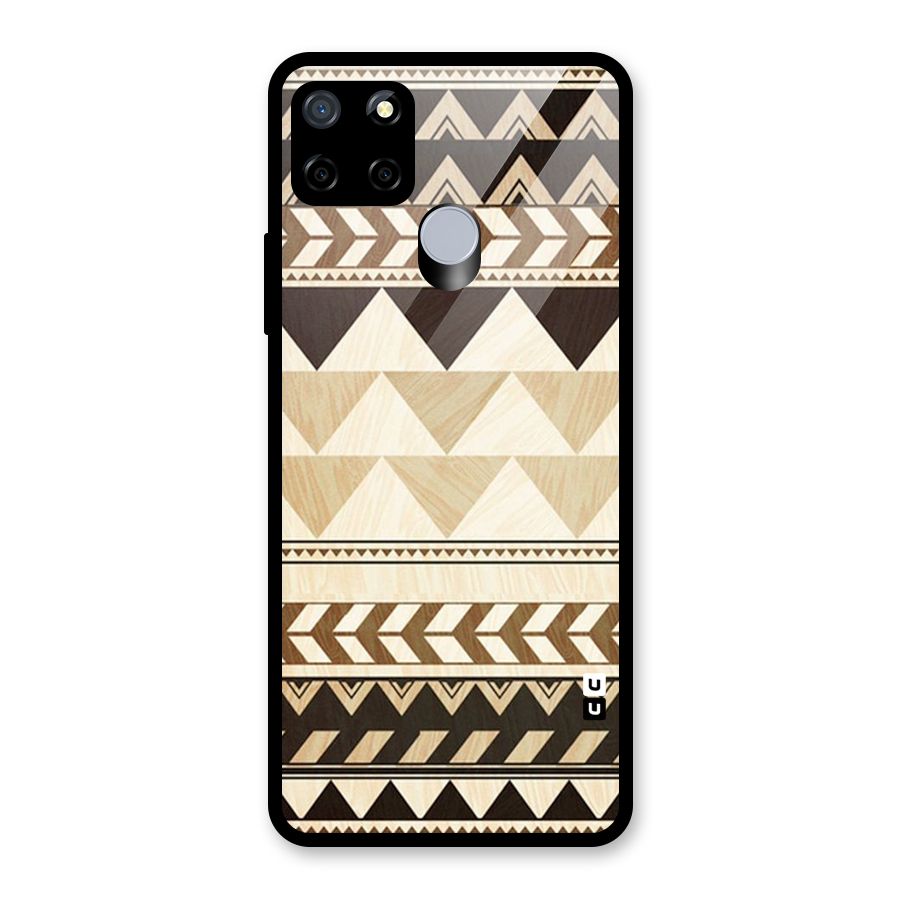 Indie Pattern Work Glass Back Case for Realme C12
