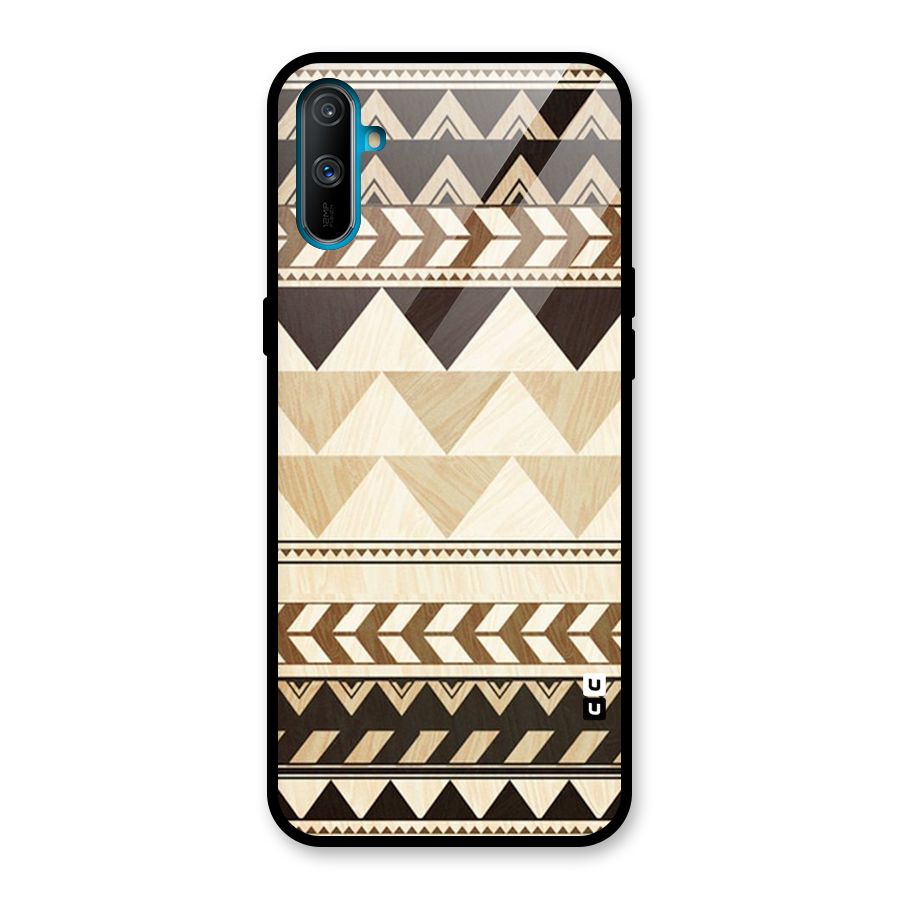 Indie Pattern Work Glass Back Case for Realme C3