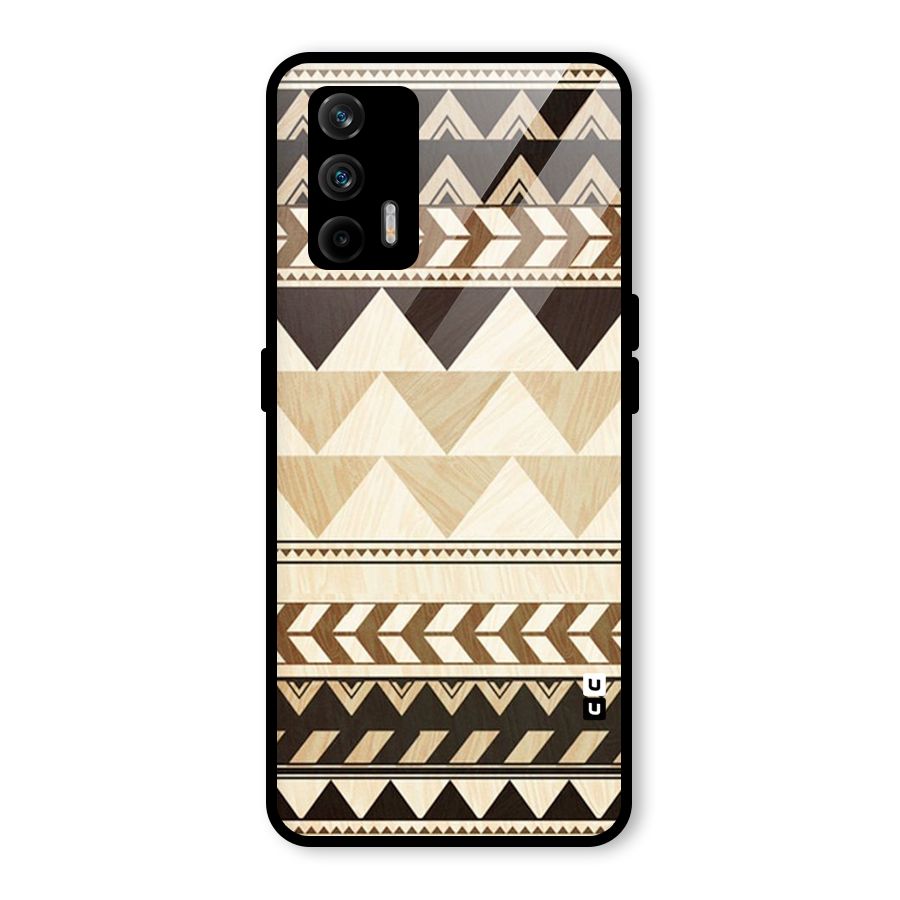 Indie Pattern Work Glass Back Case for Realme GT 5G