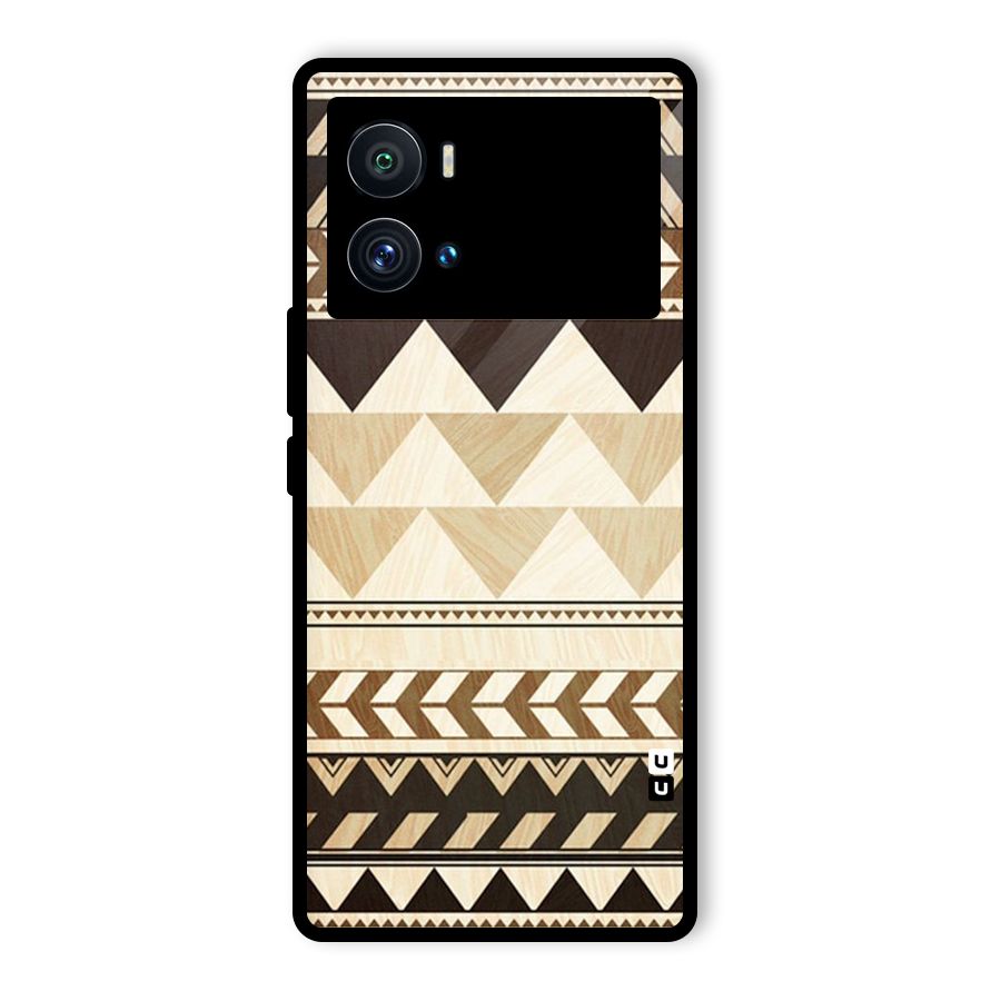 Indie Pattern Work Glass Back Case for Vivo iQOO 9 Pro