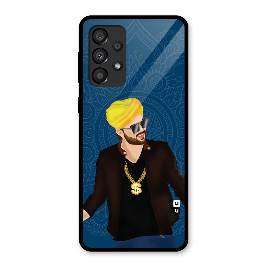 Indie Pop Illustration Glass Back Case for Galaxy A33 5G