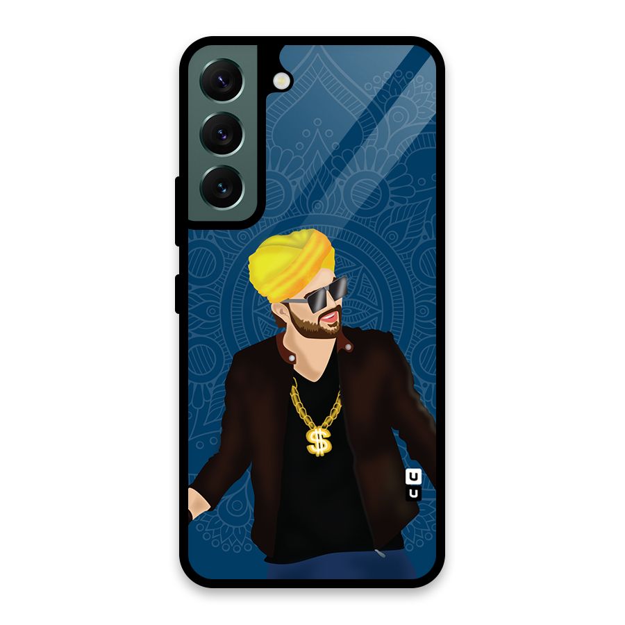 Indie Pop Illustration Glass Back Case for Galaxy S22 5G