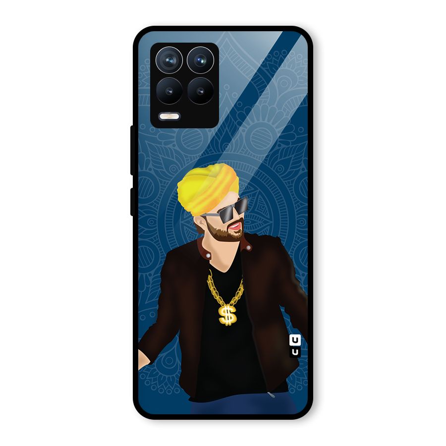 Indie Pop Illustration Glass Back Case for Realme 8