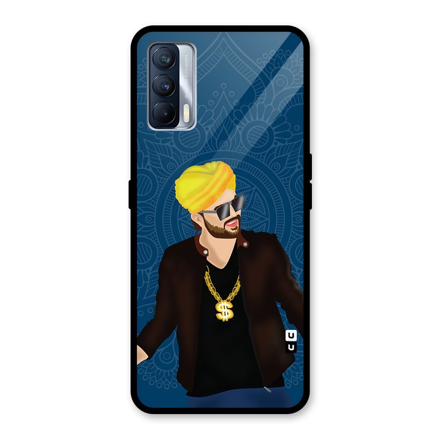 Indie Pop Illustration Glass Back Case for Realme X7