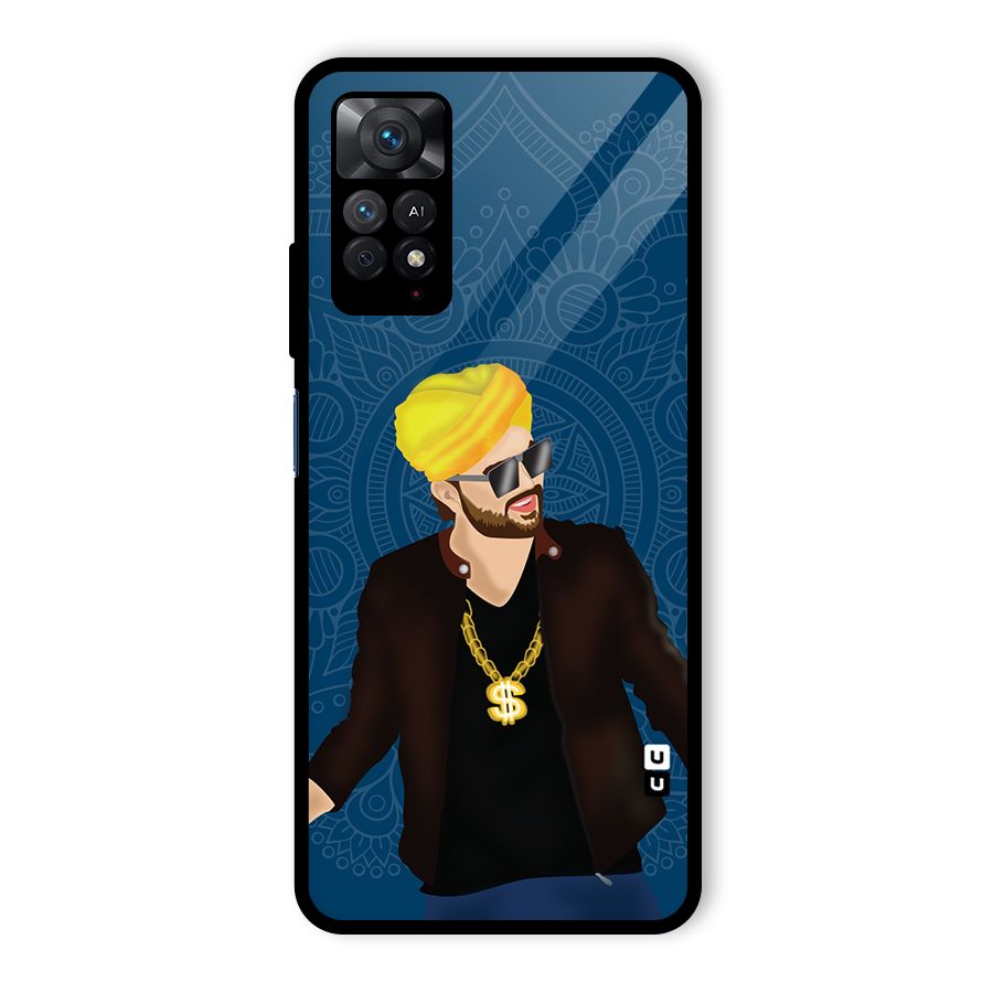 Indie Pop Illustration Glass Back Case for Redmi Note 11 Pro Plus 5G